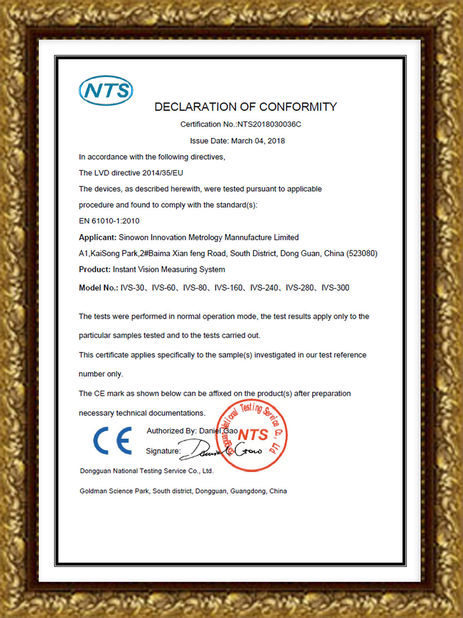 Китай Hoyamo and Sinowon Inc Сертификаты